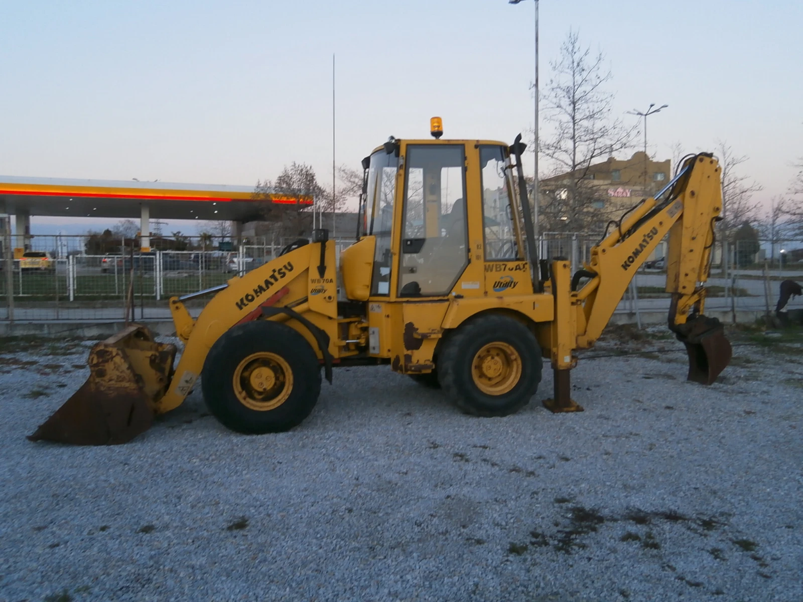 Багер Komatsu WB70A NOV VNOS* 3000h* , снимка 1