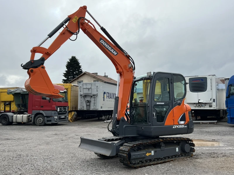 Багер DOOSAN DX55-9C, 2523h, 5.5 ton, снимка 14 - Индустриална техника - 48188542