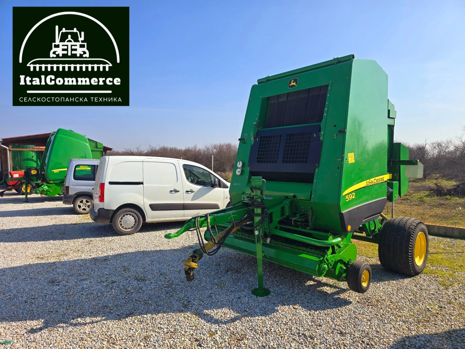 Балировачка John Deere 592 RotoFLOW  мрежа+ сезал, снимка 11 - Селскостопанска техника - 53744079