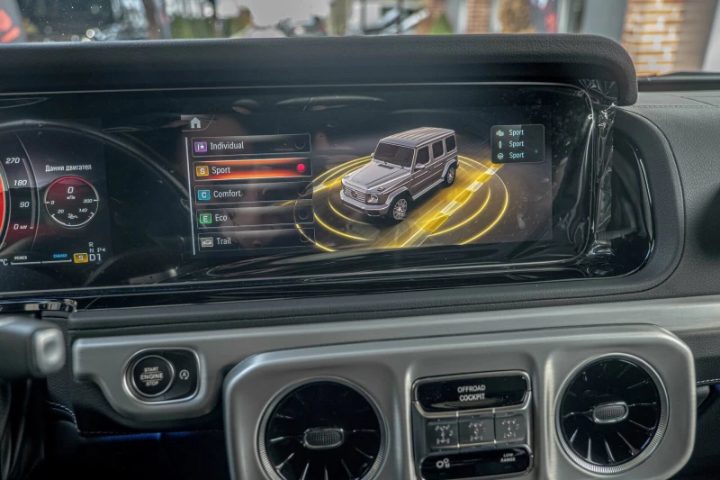 Mercedes-Benz G 450 d/3D Burmester/MultiBeam/Камера/Подгрев/Night Pake, снимка 13 - Автомобили и джипове - 53103268