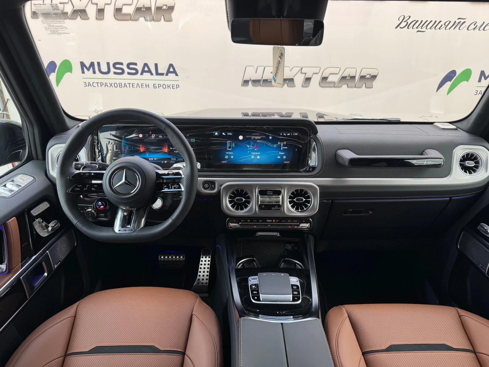 Mercedes-Benz G 63 AMG НОВ * НАЛИЧЕН * ГАРАНЦИЯ * MANUFAKTUR - изображение 9
