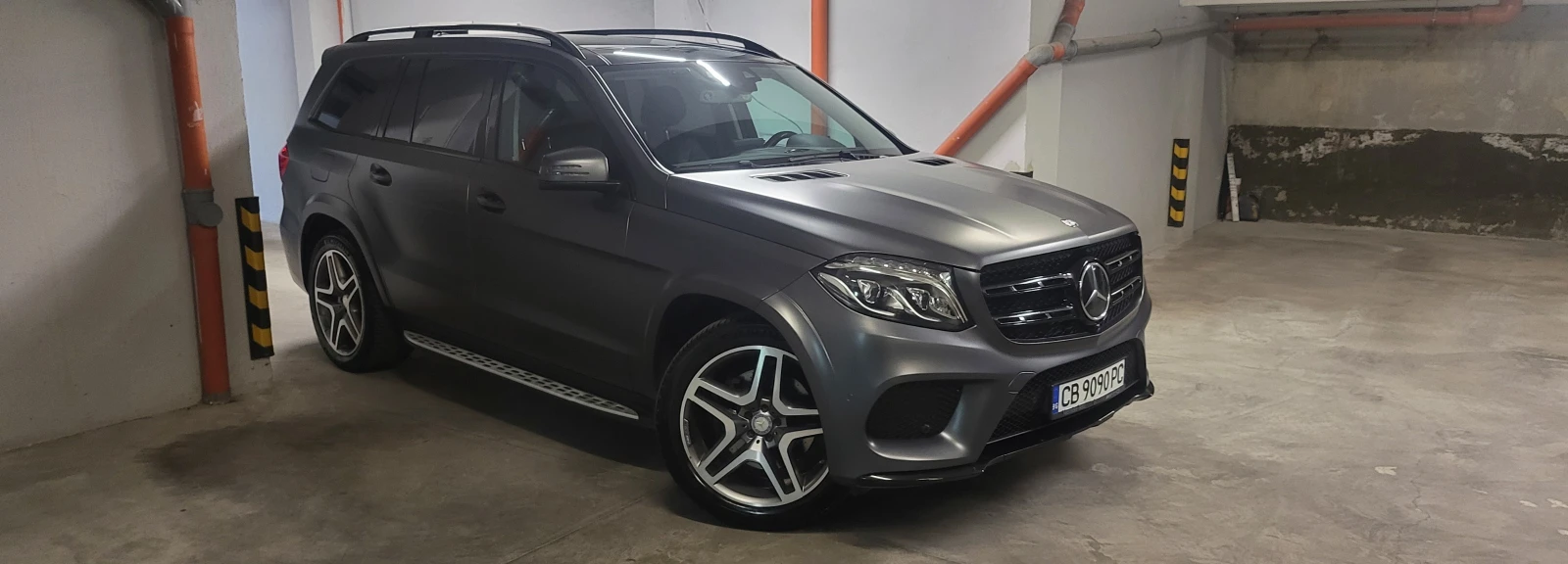 Mercedes-Benz GLS 350 AMG+ FULL SUSPENSION+ ANDROID CARPLAY+ VINYL WRAP , снимка 9 - Автомобили и джипове - 56067329