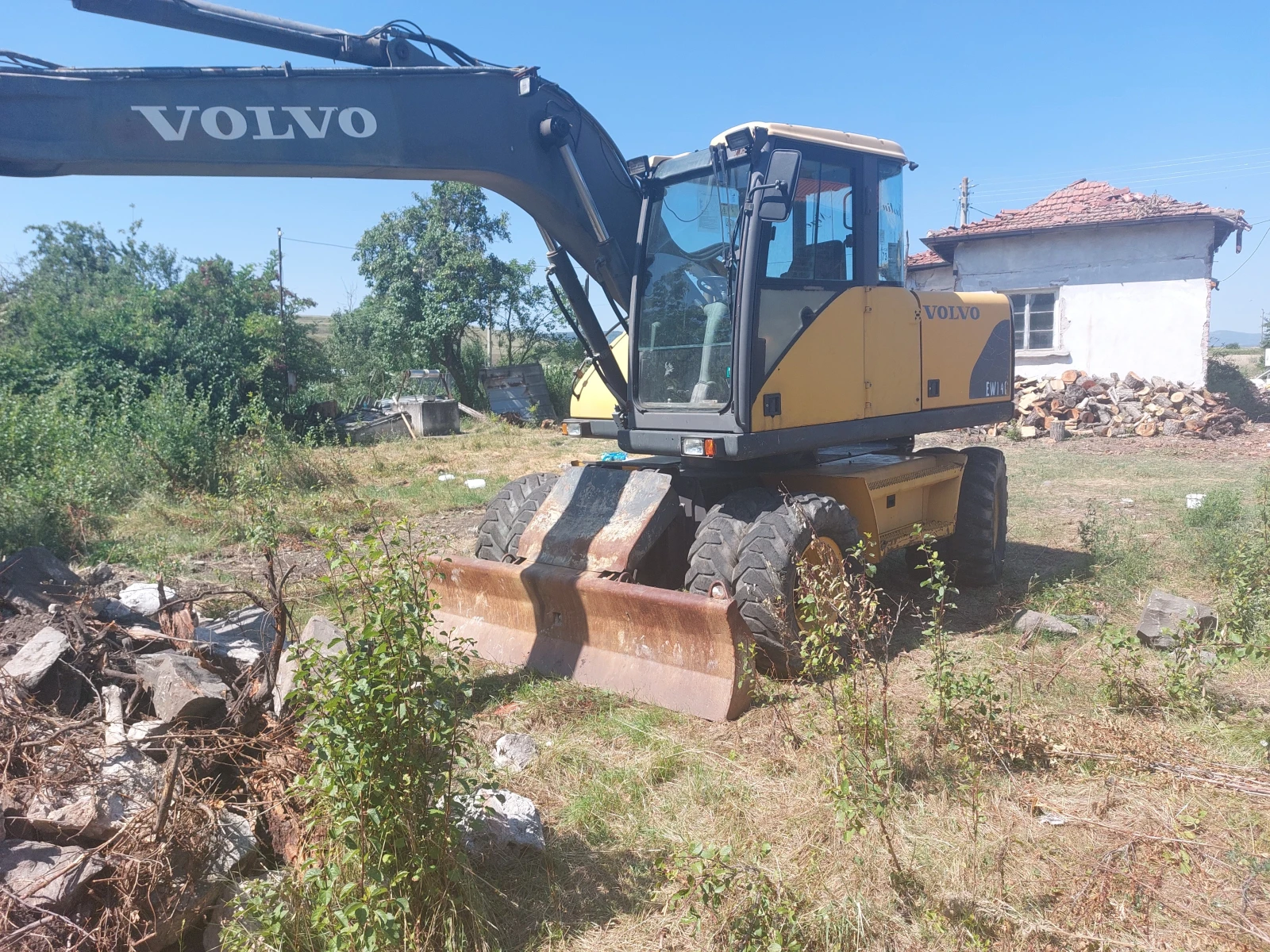 Багер Volvo ew 140, снимка 1