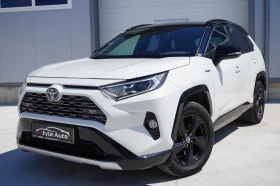 Toyota Rav4 2.5i Hybrid AWD-i, БЯЛА ПЕРЛА, EXCLUSIVE, DUAL TON, снимка 1