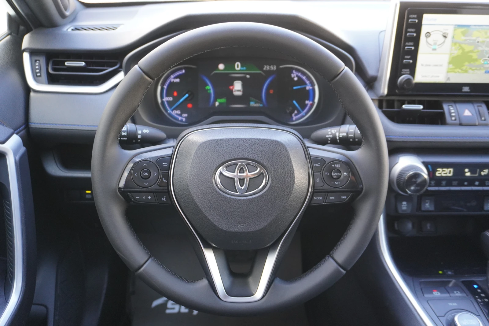 Toyota Rav4 2.5i Hybrid AWD-i, БЯЛА ПЕРЛА, EXCLUSIVE, DUAL TON, снимка 17 - Автомобили и джипове - 55230423