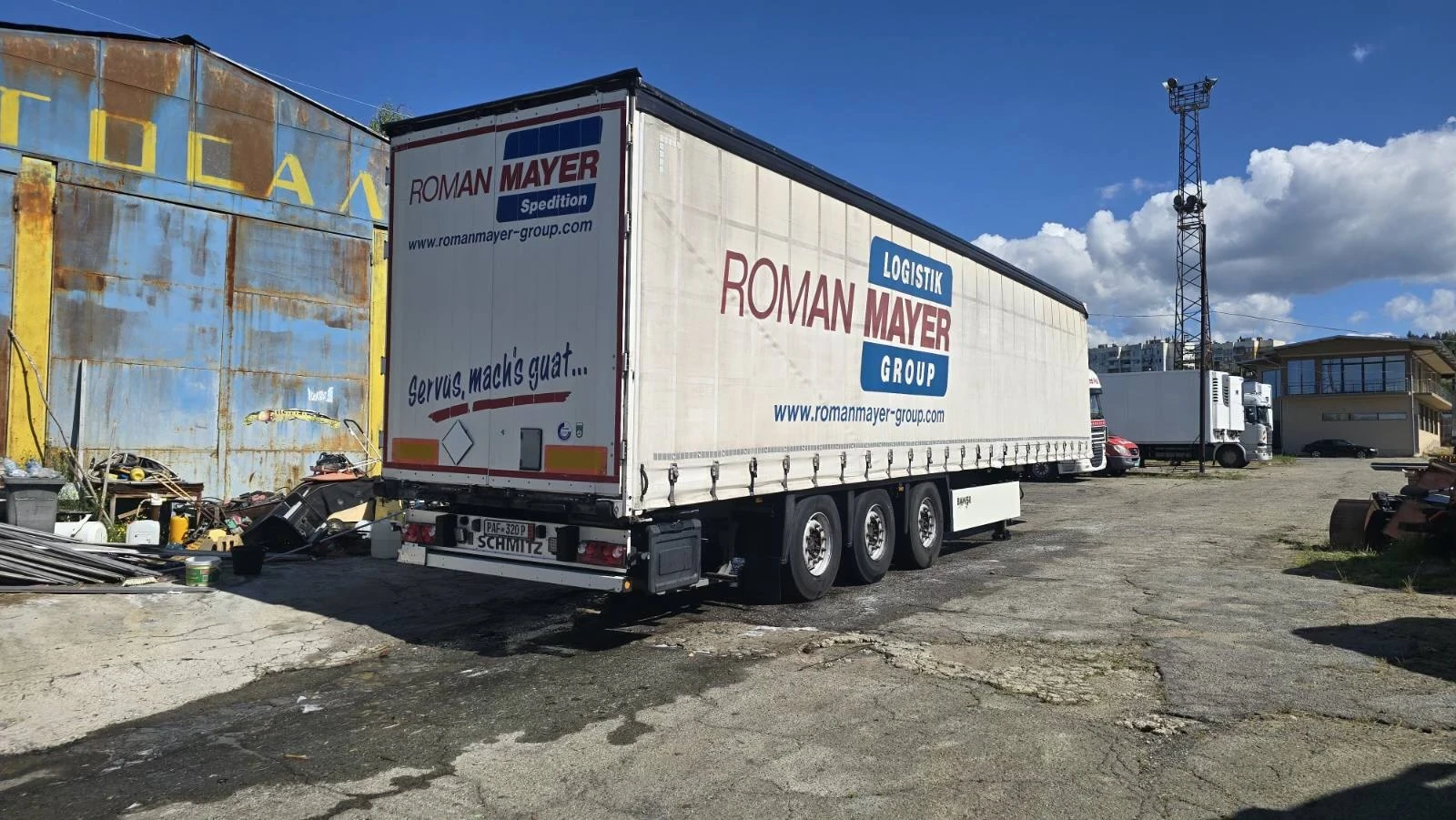 Полуремарке Schmitz Тунел за ролони 9 м. 