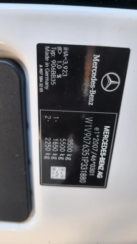 Mercedes-Benz Sprinter MAXI 4.40м.Дъл/1.98м.Висок. Сер.История, снимка 7