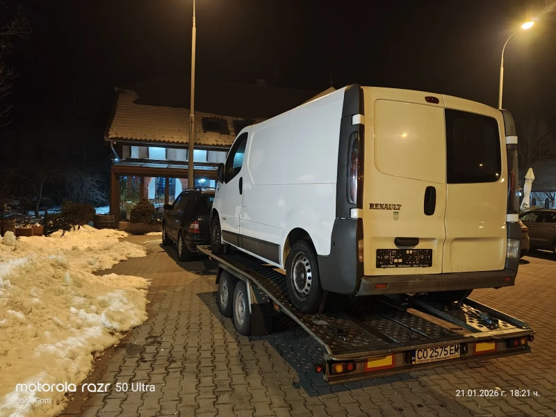 Renault Trafic 1.9dci klimatik , снимка 17 - Бусове и автобуси - 53199402