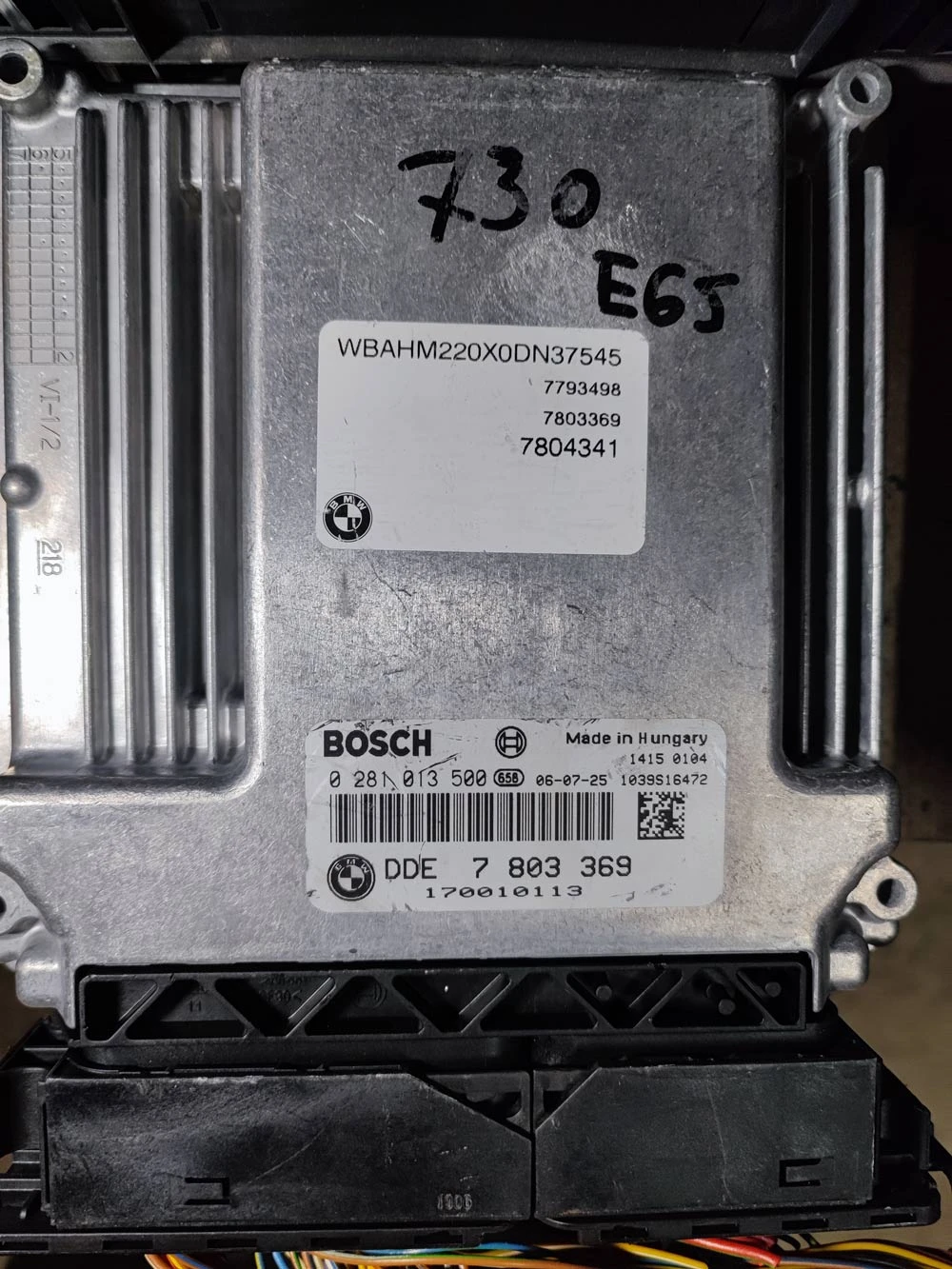 Компютър ECU BMW E65 3.0TDI 0281013500
