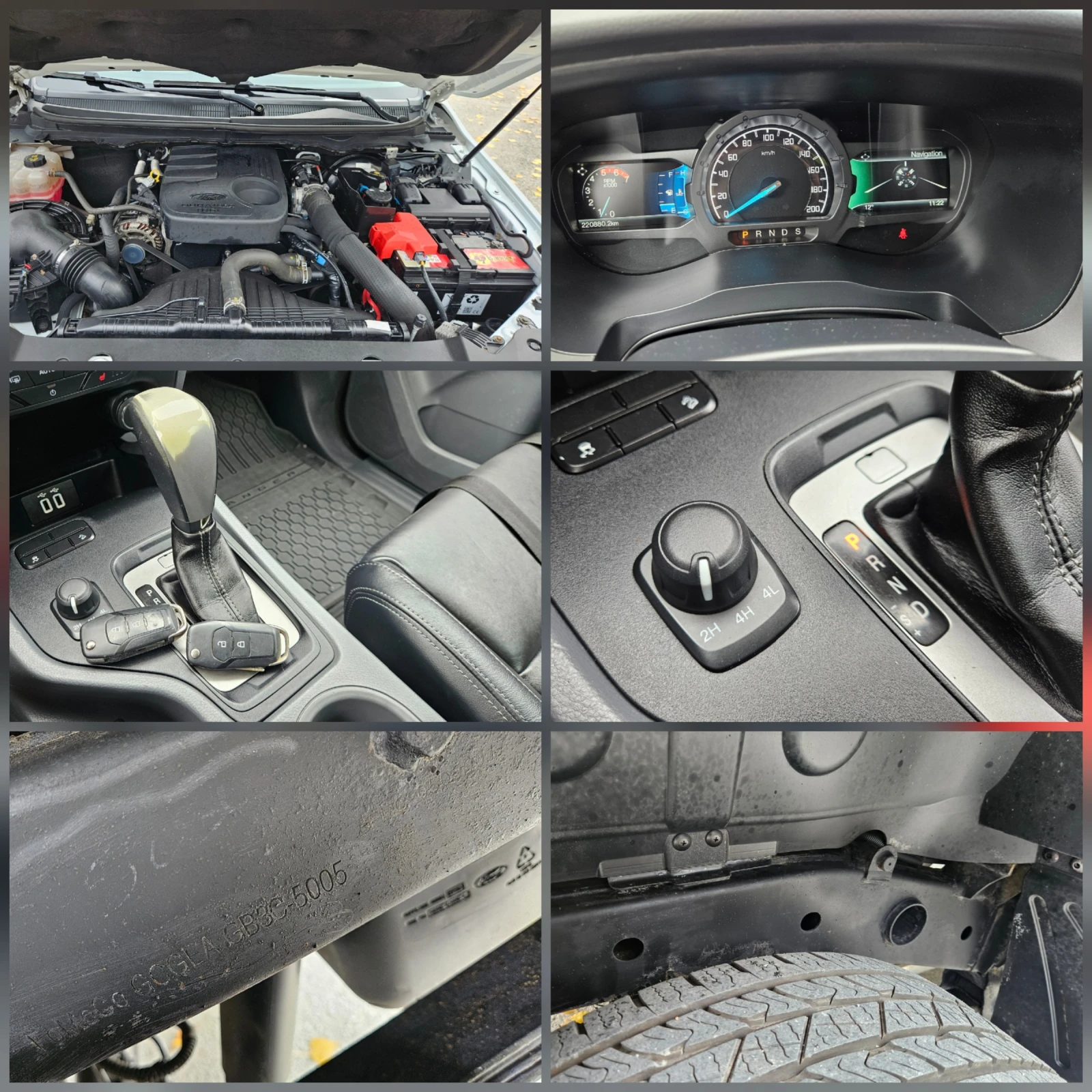 Ford Ranger 2.2 AVTOMAT/KOJA/NAVIG/LIMITED, снимка 17 - Автомобили и джипове - 56741044