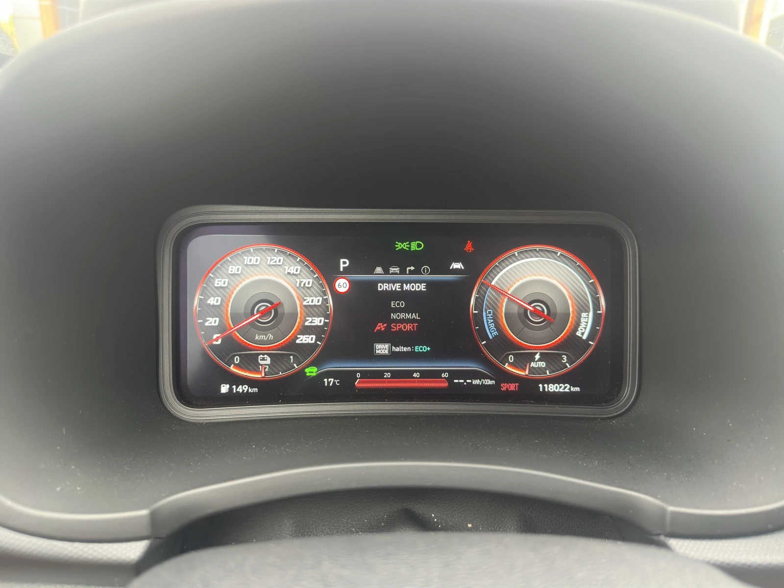 Hyundai Kona 42KWh/BLUELINK/ГАРАНЦИОННА/ТЕРМОПОМПА/SOH100%, снимка 9 - Автомобили и джипове - 56085236