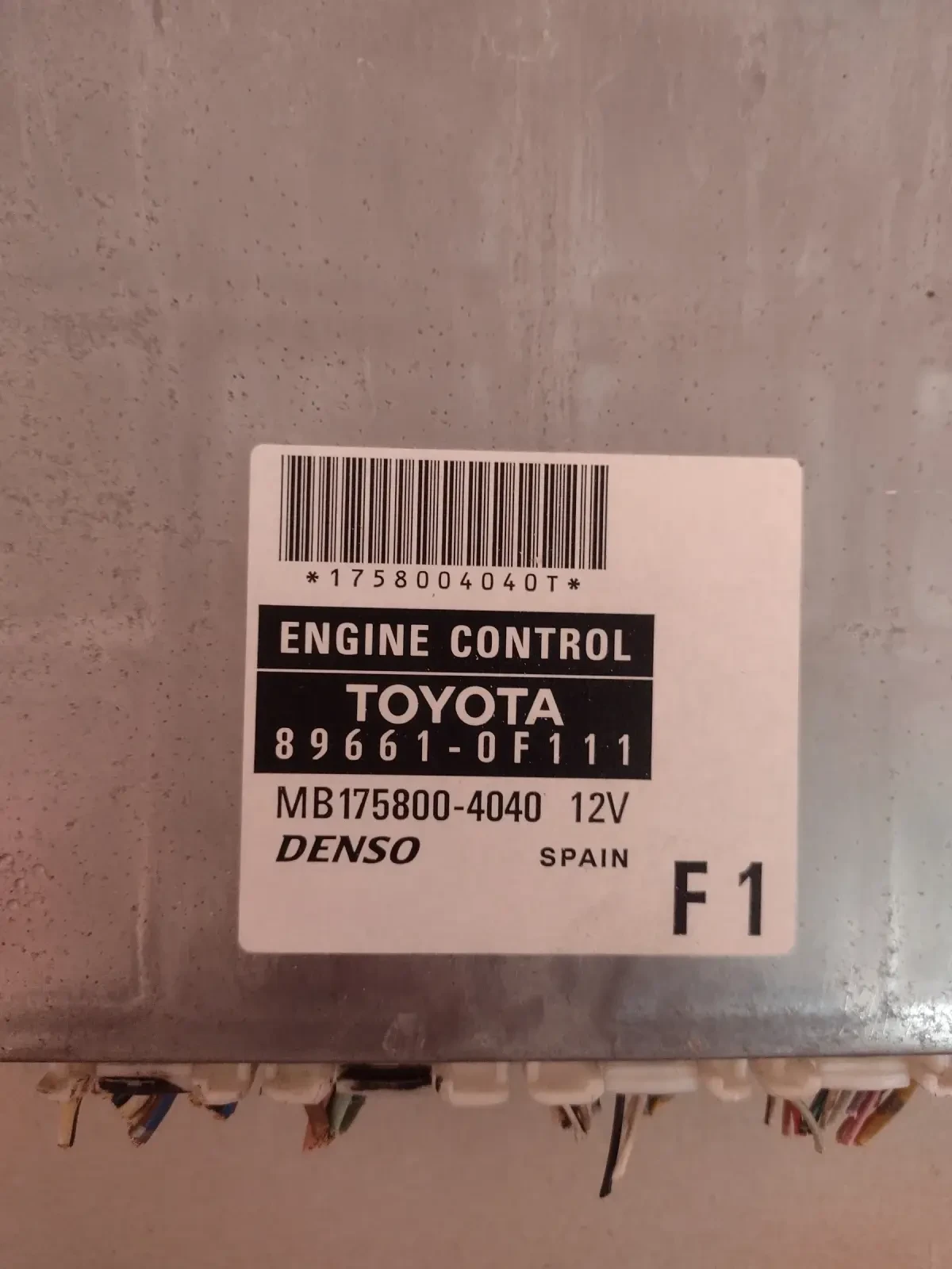 89661-0F111 �������� �������� TOYOTA COROLLA VERSO 2.2 D4-D  Denso MB 17580-4040 | Mobile.bg � ����������� 2