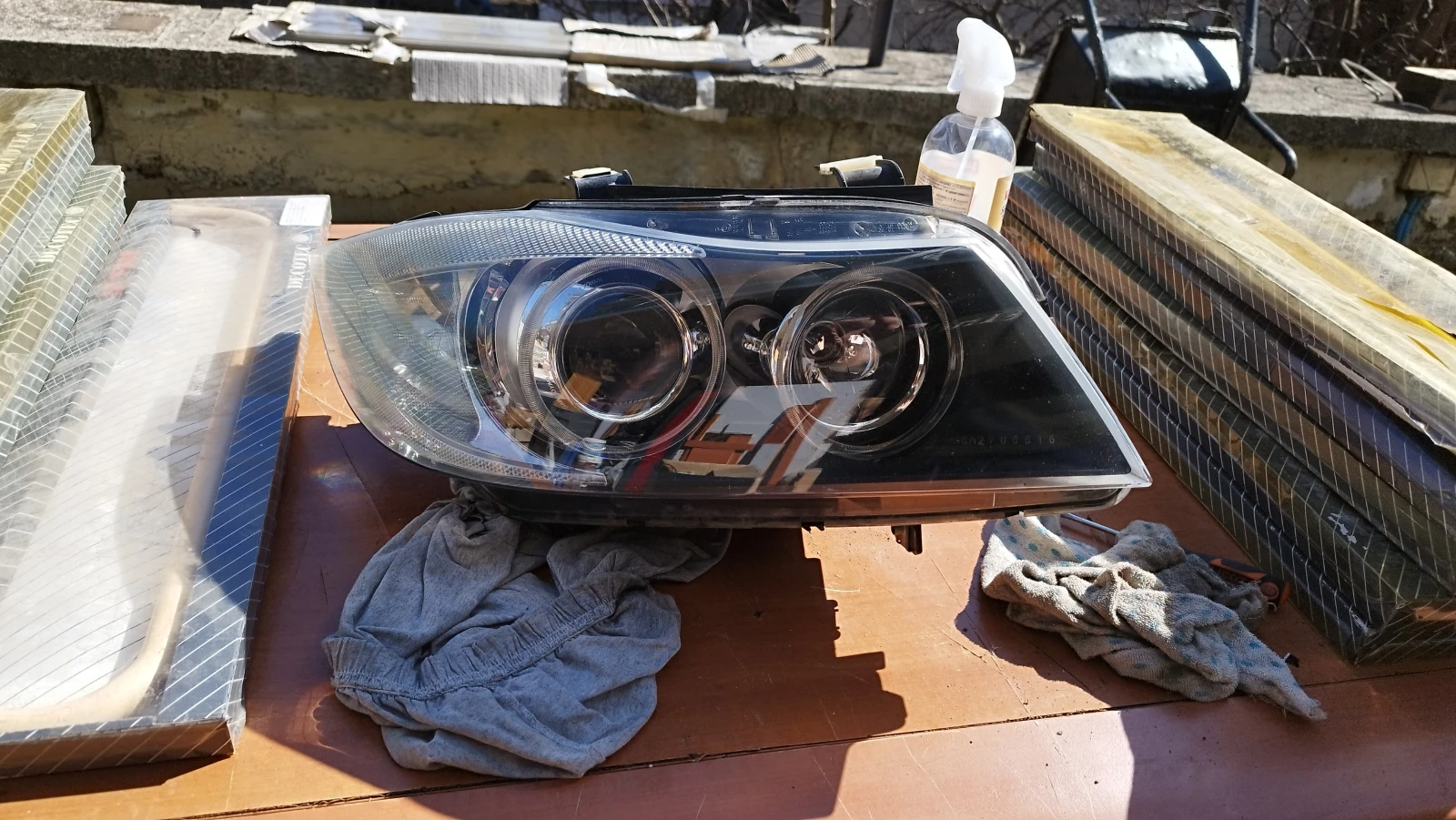 Фар за BMW 3 Series E90 Touring E91 (09.2005 - 06.2008) - десен, снимка 6 - Части - 53875306