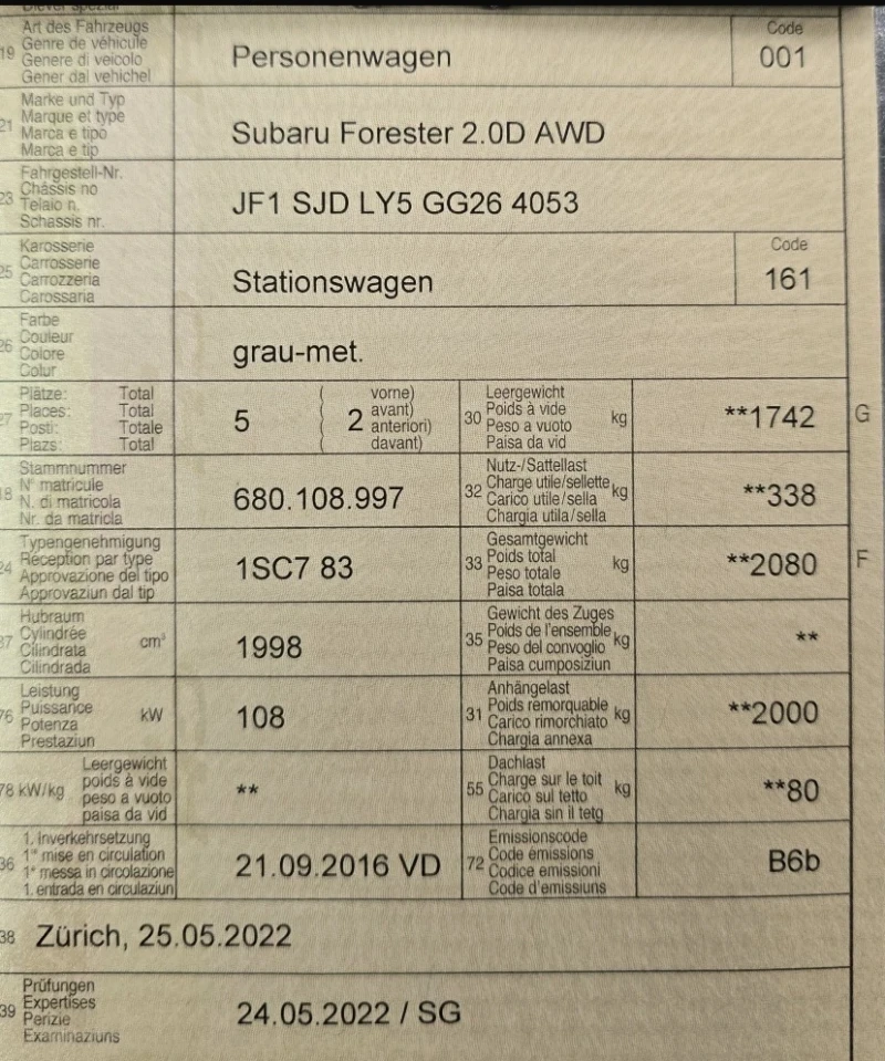 Subaru Forester AWD, снимка 11 - Автомобили и джипове - 52806265
