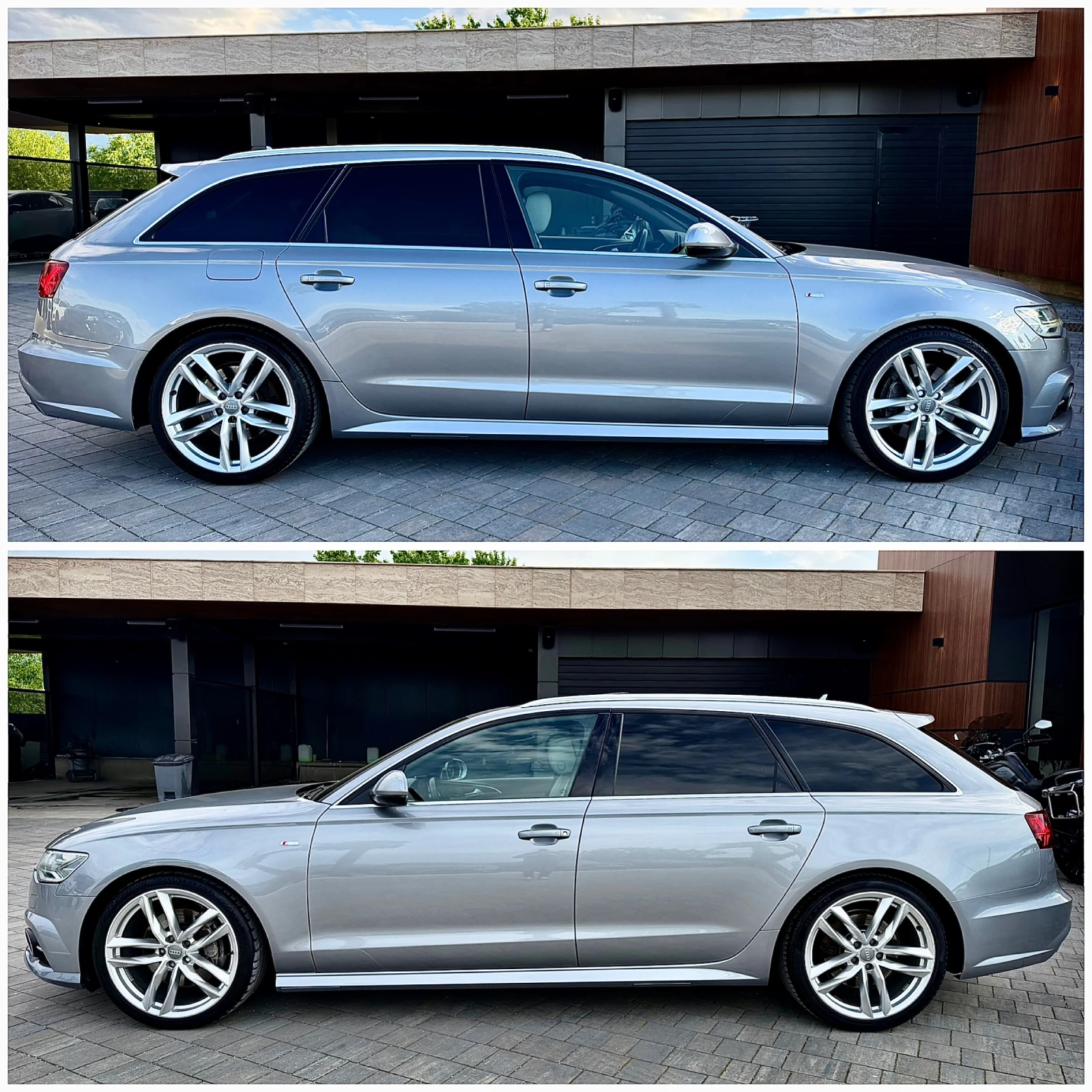 Audi A6 3.0TDI 3xS-line 4x4 #PANO#DISTR#CAM#PODGREV#MEMORY, снимка 7 - Автомобили и джипове - 54546384
