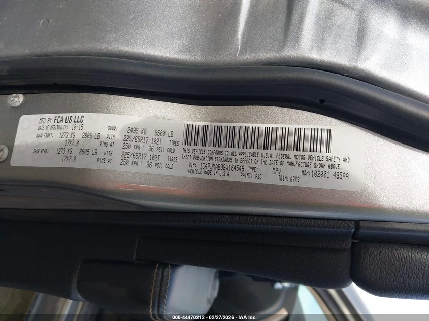 Jeep Cherokee 2.4L I-4 VVT, 184HP 4X4 Drive, снимка 9 - Автомобили и джипове - 53830425