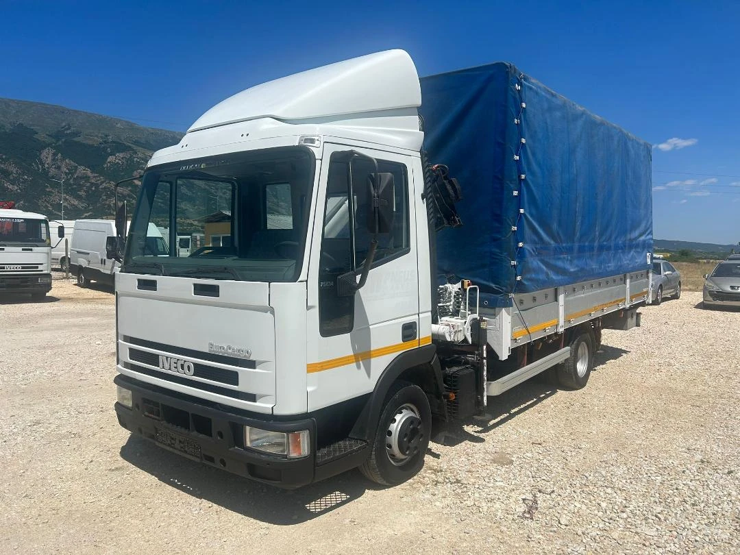 Iveco Eurocargo 75E14 КАМИОН С КРАН  ПЕРФЕКТЕН ITALIA - изображение 8