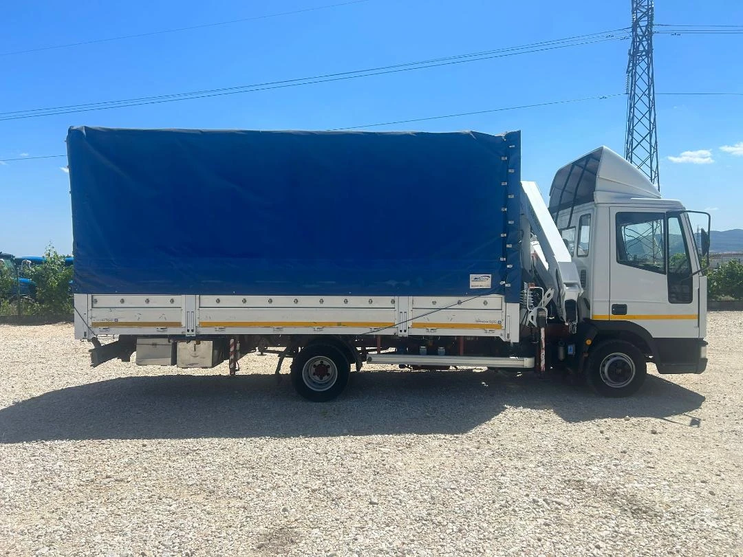 Iveco Eurocargo 75E14 КАМИОН С КРАН  ПЕРФЕКТЕН ITALIA - изображение 9