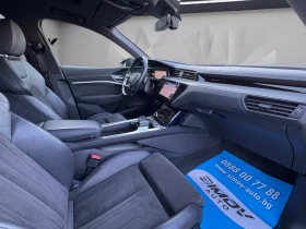 Audi E-Tron 55 S-LINE HEAD-UP ПАНОРАМА ВАКУМ KEYLESSGO APPLE, снимка 14