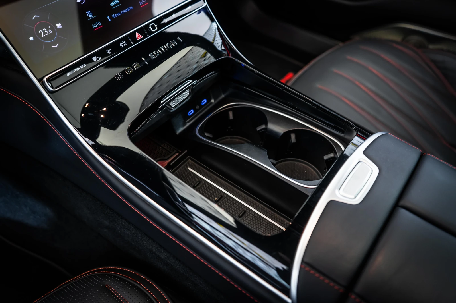 Mercedes-Benz S 63 AMG Edition 1* Carbon* Pano* Burmester, снимка 9 - Автомобили и джипове - 55741582