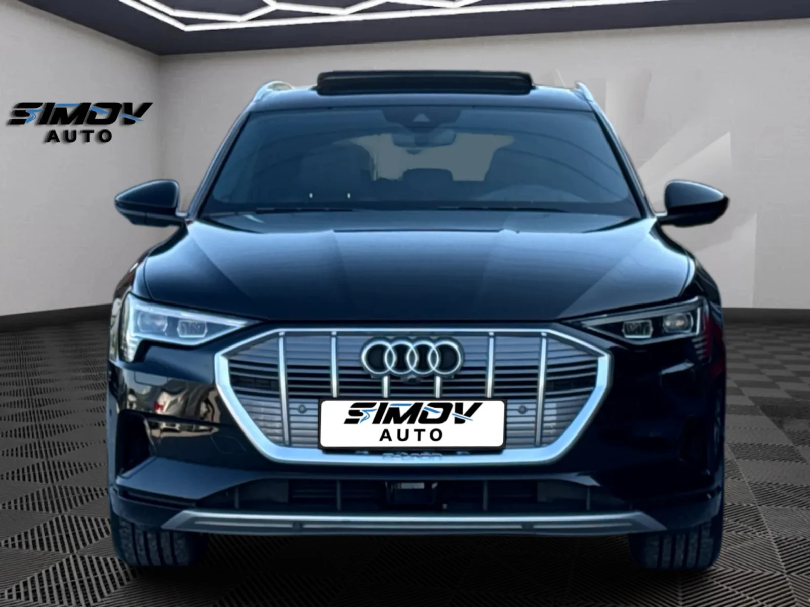 Audi E-Tron 55 S-LINE HEAD-UP ПАНОРАМА ВАКУМ KEYLESSGO APPLE, снимка 5 - Автомобили и джипове - 56011015
