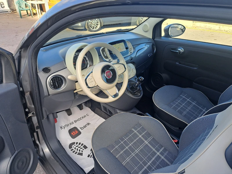 Fiat 500 1.2I-NAVI-PANORAMA-EU6B-ПЕРФЕКТЕН, снимка 5 - Автомобили и джипове - 48004190