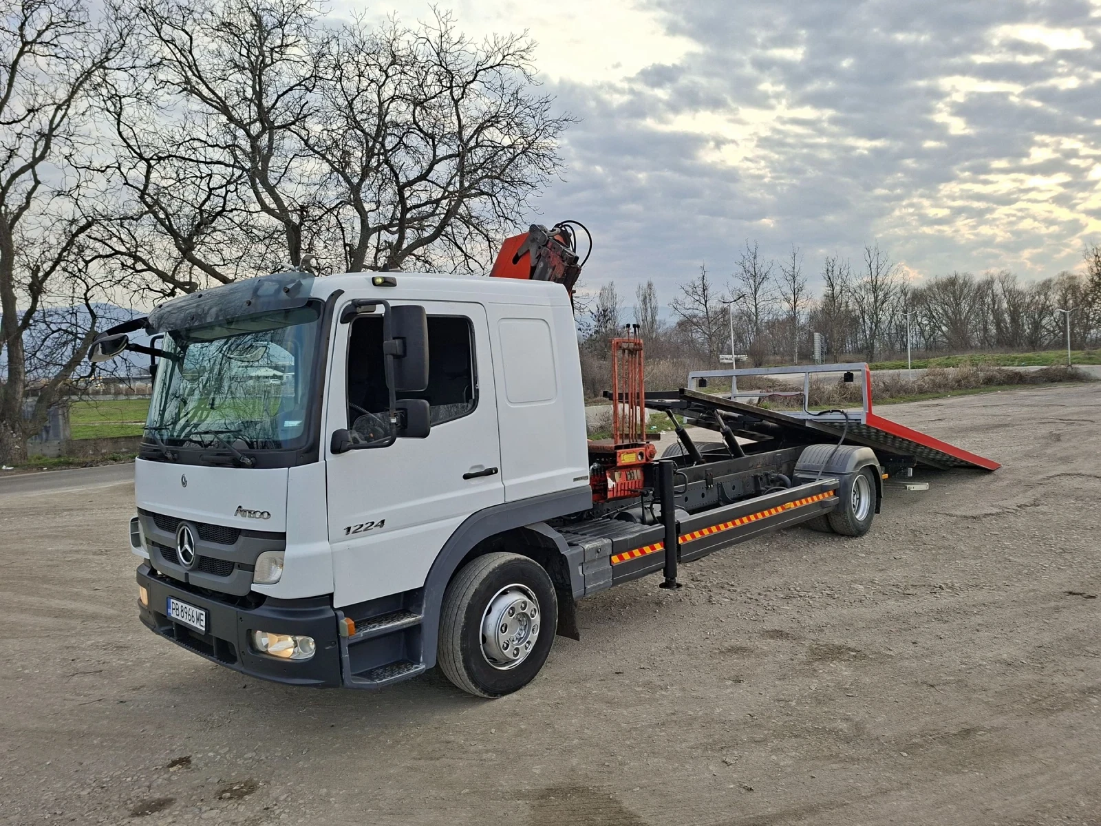 Mercedes-Benz Atego 1224 Специален, Кран, Климамтик, снимка 6 - Камиони - 53714000