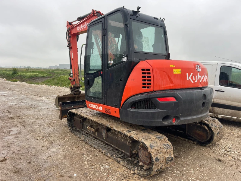 Багер Kubota Kx-080, снимка 4 - Индустриална техника - 47383319