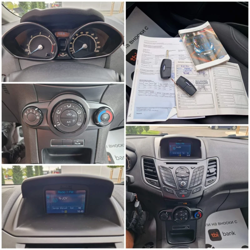 Ford Fiesta 1.6 / 95 к.с. EURO  5, снимка 11 - Автомобили и джипове - 51289035