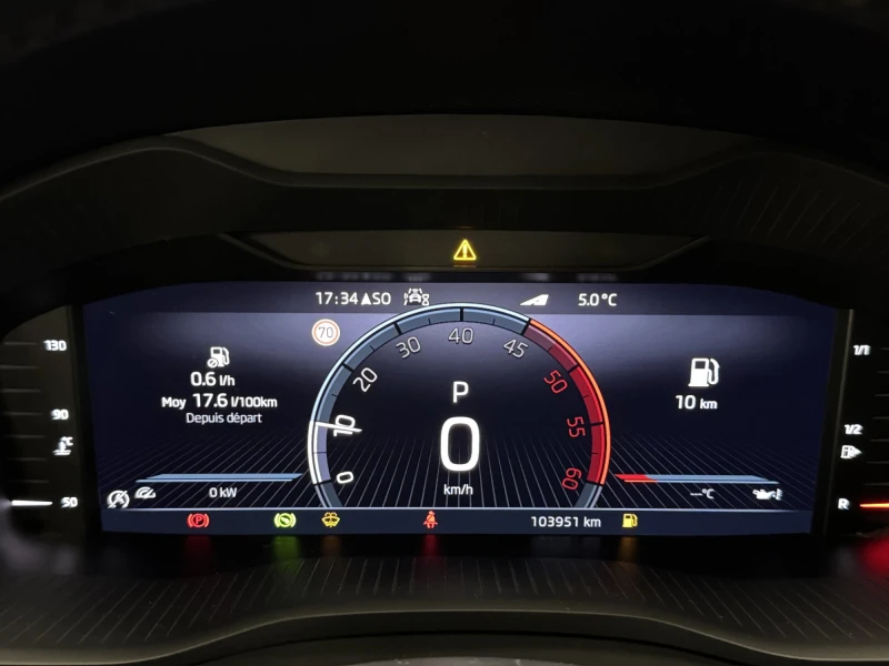 Skoda Kodiaq 2.0TDI/150HP/L&K/360/AMBI/LED/NAVI/4Х4/trg, снимка 15 - Автомобили и джипове - 49798186