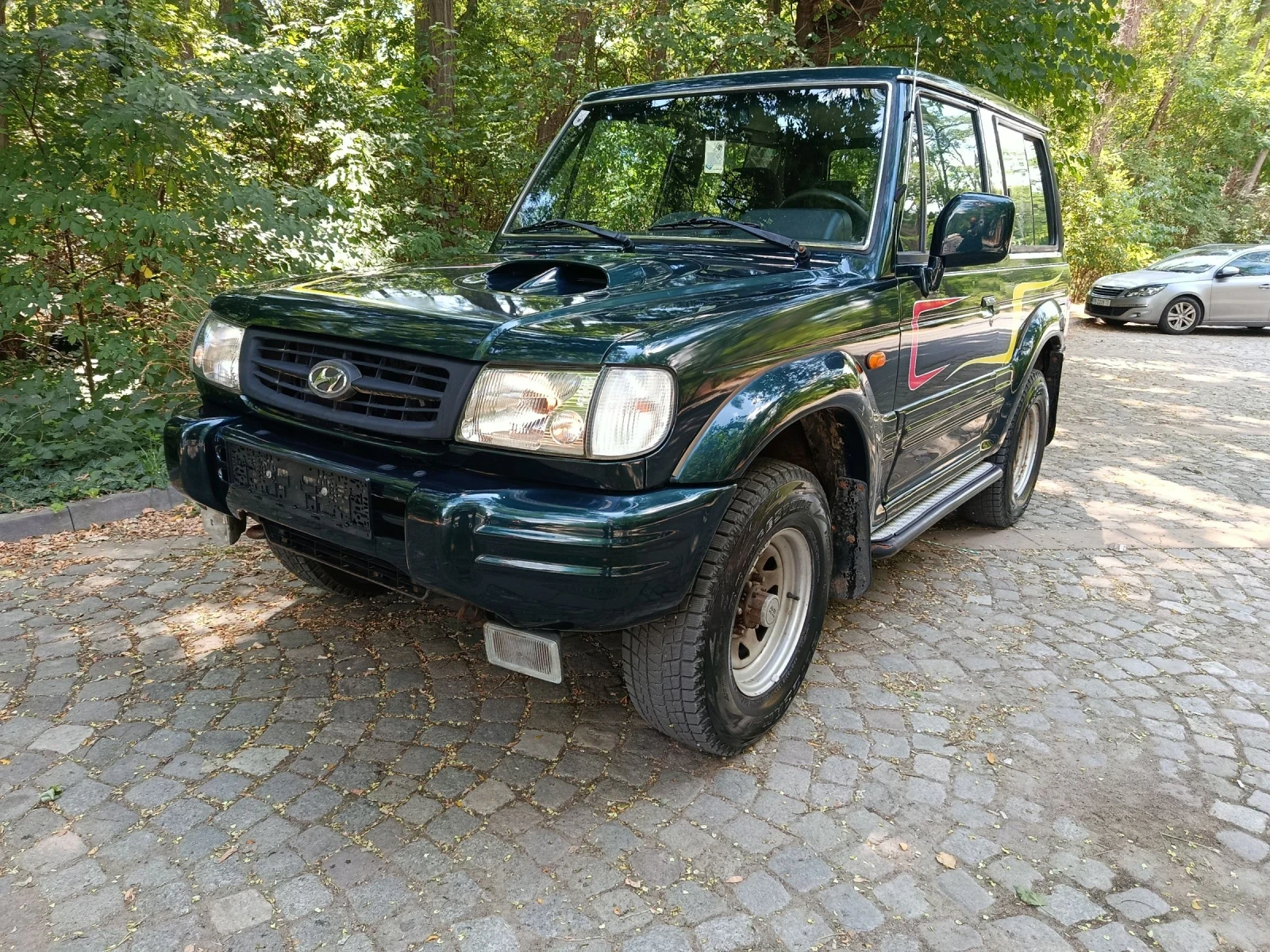 Hyundai Galloper 2.5дизел КЛИМА реални КМ , снимка 7 - Автомобили и джипове - 55414359