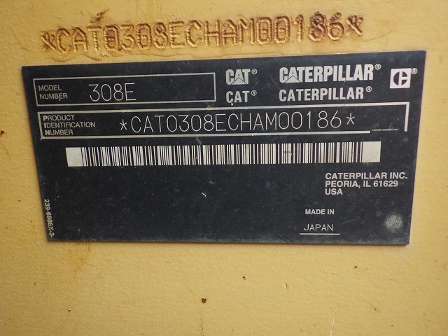 Багер Cat 308ECR, снимка 8 - Индустриална техника - 47352325