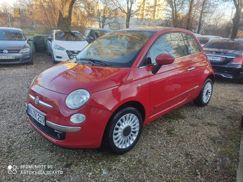 Fiat 500 1.4i/101kc, 6ck, 2012г., панорама, парктроник , снимка 2 - Автомобили и джипове - 48071309