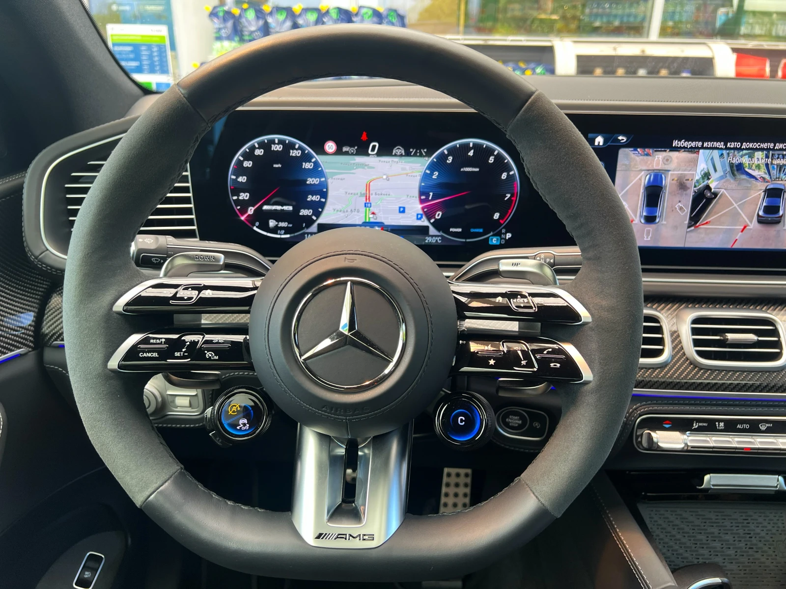 Mercedes-Benz GLE 53 4MATIC COUPE / NIGHT / BURM / 360 / MILTIBEAM / DYNAMIC +, снимка 12 - Автомобили и джипове - 55359434