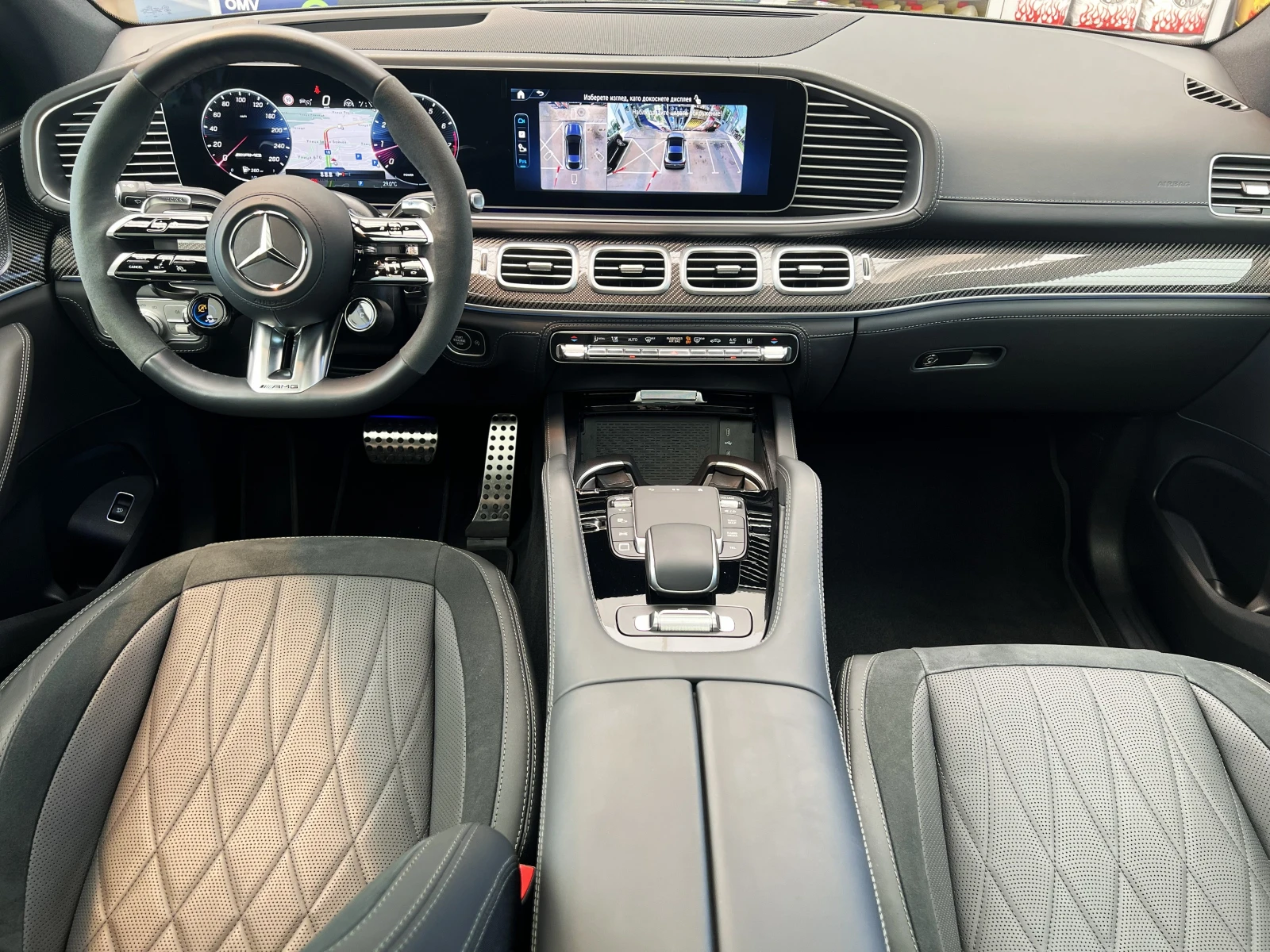 Mercedes-Benz GLE 53 4MATIC COUPE / NIGHT / BURM / 360 / MILTIBEAM / DYNAMIC +, снимка 10 - Автомобили и джипове - 55359434