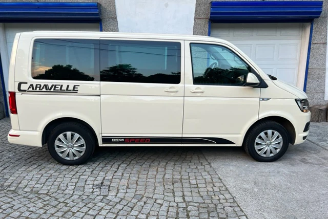 VW Caravelle 2.0 TDI 9места Германия, снимка 5 - Бусове и автобуси - 47089353