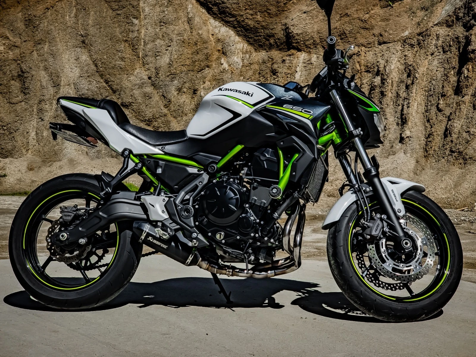 Kawasaki Z ABS-Akrapovic-Black&White - изображение 7