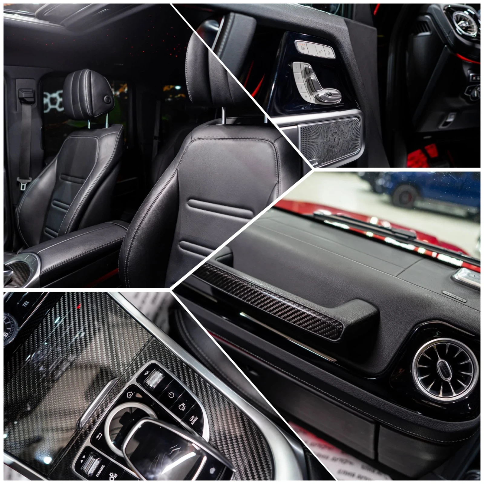 Mercedes-Benz G 350 D 4MATIC FULL AMG PACK BURM 360 ЛИЗИНГ 100%, снимка 16 - Автомобили и джипове - 54198514