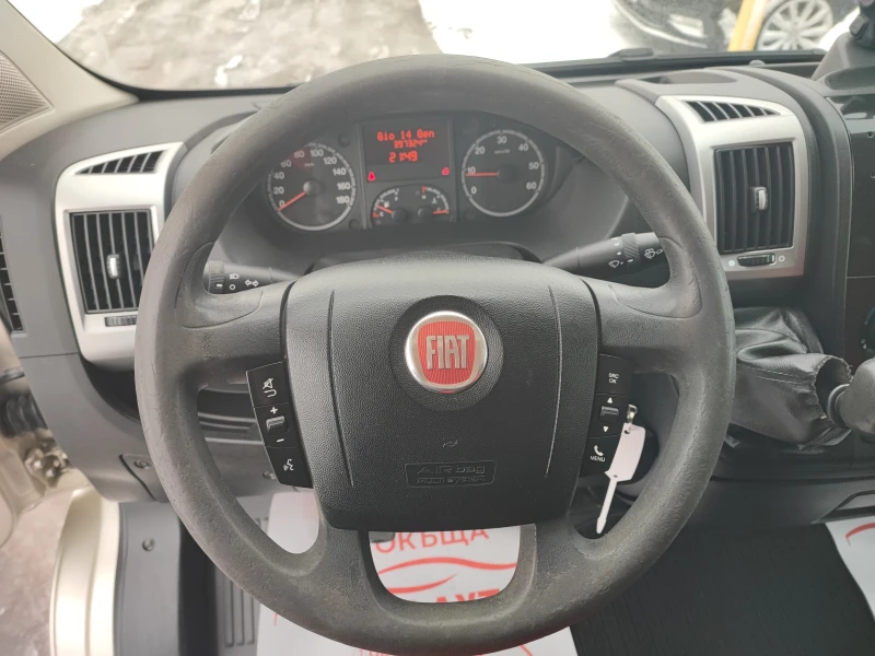 Fiat Ducato 2.3D-130ks-6sk-ПАРКТРОНИК-КАМЕРА, снимка 14 - Бусове и автобуси - 53323540