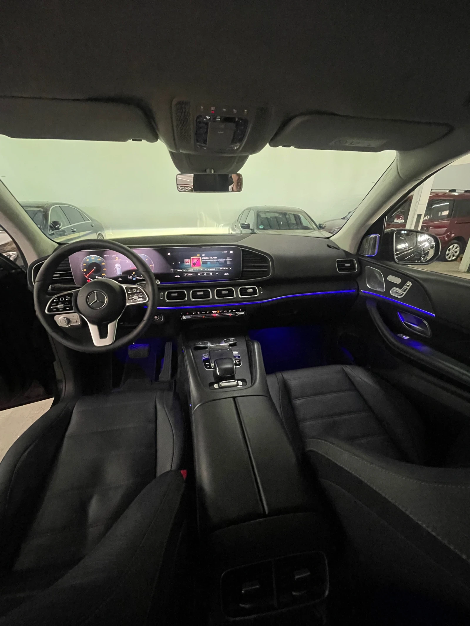 Mercedes-Benz GLE 400 D/AMG/Burm/Обдух/Подгр/камера/теглич/въздух/ЛЕД АД, снимка 9 - Автомобили и джипове - 54575289