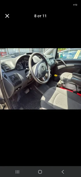 Mercedes-Benz Vito Автоматик , 2 врати , печка , голяма навигация, снимка 7