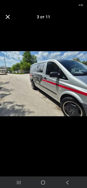 Mercedes-Benz Vito Автоматик , 2 врати , печка , голяма навигация, снимка 4