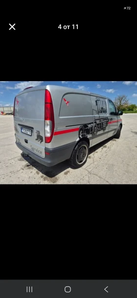 Mercedes-Benz Vito Автоматик , 2 врати , печка , голяма навигация, снимка 3