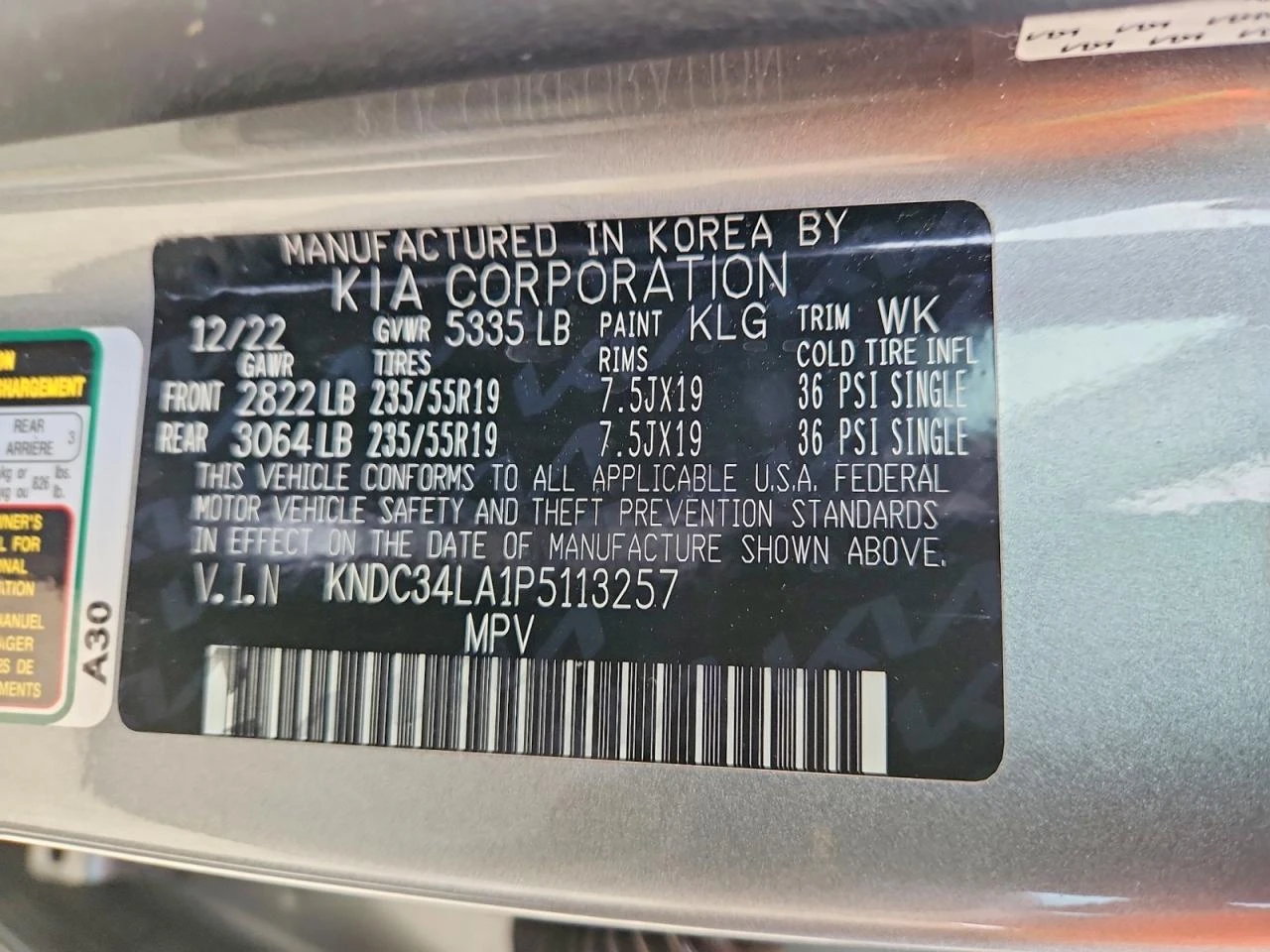 Kia EV6 0.0l Wind, снимка 13 - Автомобили и джипове - 55452456