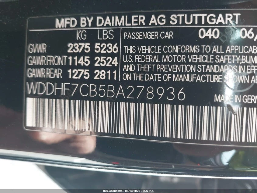 Mercedes-Benz E 500 5.5L V-8 DOHC, VVT, 382HP, снимка 9 - Автомобили и джипове - 55877564