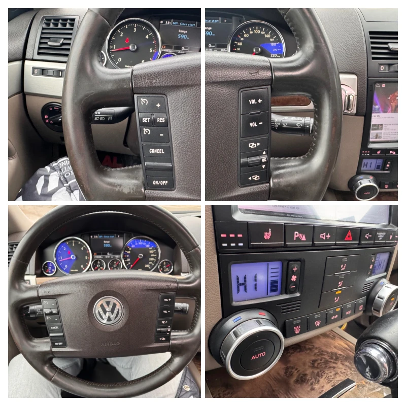 VW Touareg 3.0d/FACE/КАМЕРА+ WAZE+ DVD/ОБСЛУЖЕНА+ КАСКО/ТОП//, снимка 15 - Автомобили и джипове - 53217780