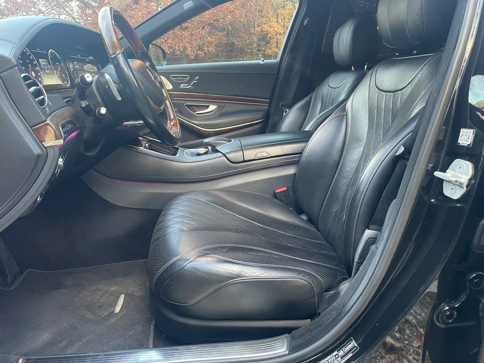Mercedes-Benz S 500 63AMG/4Matic/Long/Генерация/2-ри собственик/Каско, снимка 14 - Автомобили и джипове - 54699410