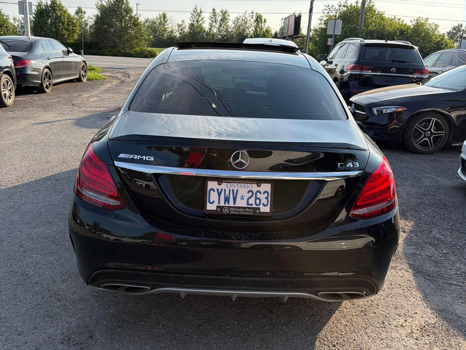 Mercedes-Benz C 43 AMG RED INTERIOR * * CARFAX * * БЕЗ ИНЦИДЕНТИ * , снимка 5 - Автомобили и джипове - 55240276