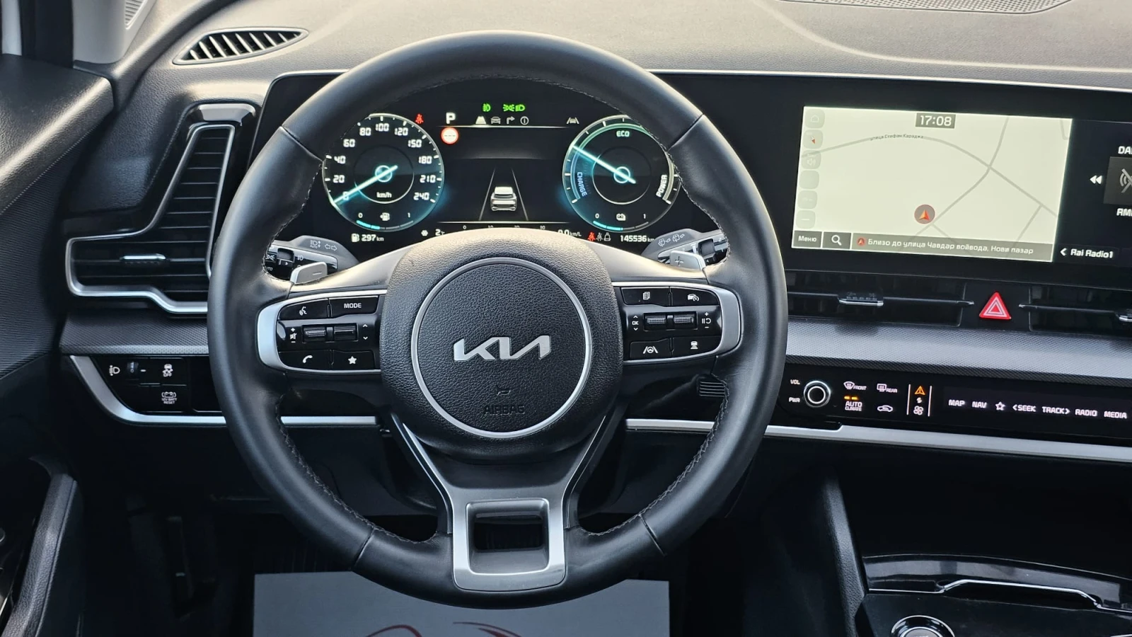 Kia Sportage 1.6Hybrid IT-ДИСТРОНИК-ПЪЛНА ИСТ.-ТОП СЪСТ.-ЛИЗИНГ - изображение 10