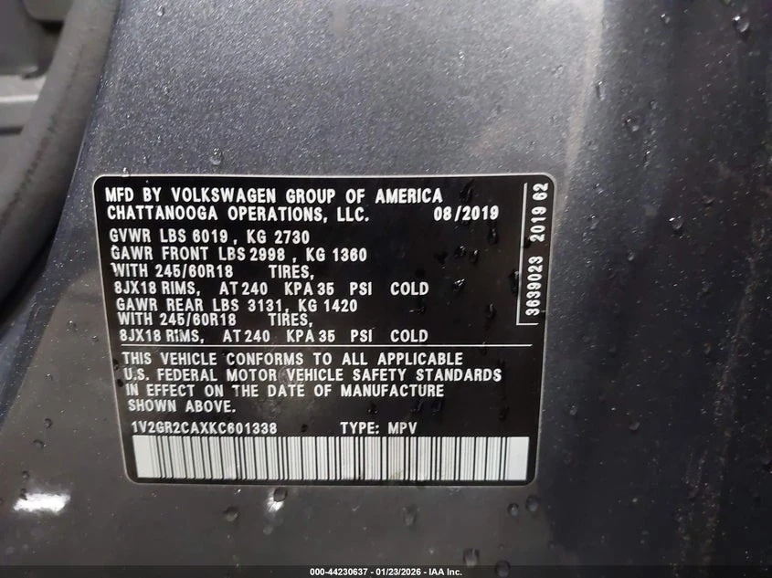 VW Atlas 3.6L V-6 DI, DOHC, VVT, 276HP All Wheel Drive | Mobile.bg � ����������� 9